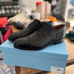 Carmina Calf Rain Captoe Rain Oxford Shoes